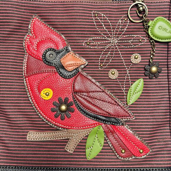 Chala | Women | Cardinal Canvas Work Tote Shoulder Bag | One Size - Picture 11 of 12